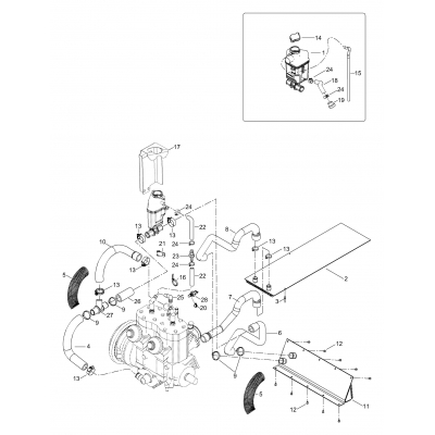 01- Radiator, Hoses