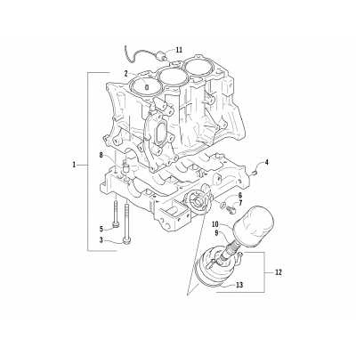 CYLINDER BLOCK/BASE ASSEMBLY