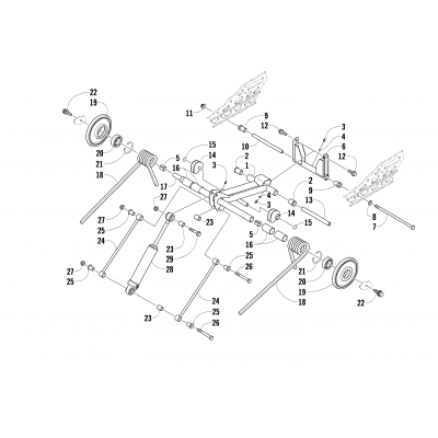 REAR SUSPENSION REAR ARM ASSEMBLY