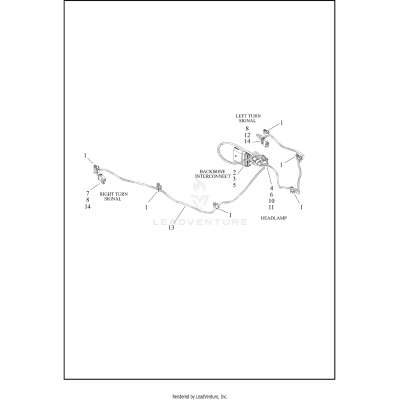 WIRING HARNESS, FAIRING - FXLRST