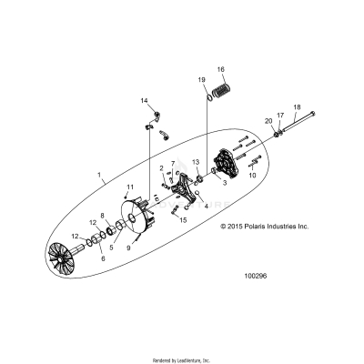 DRIVE TRAIN, CLUTCH, PRIMARY - A17DCE87AU (100296)