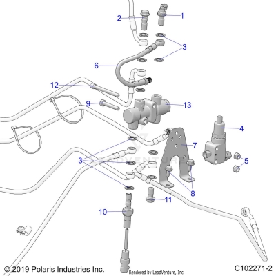 BRAKES, VALVE SYSTEM - A25SVE95PG (C102271-2)