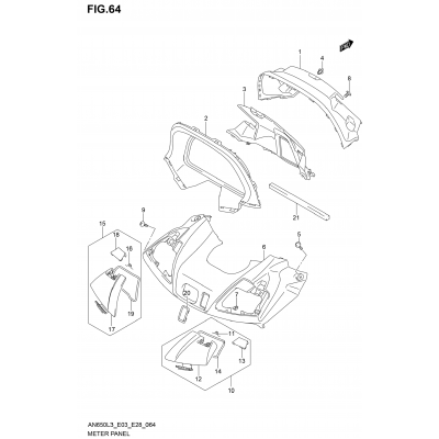 METER PANEL (AN650L3 E33)