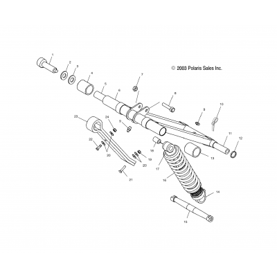 Torque Arm, Front /Bsa (4988678867C02)