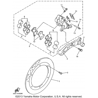 Rear Brake Caliper