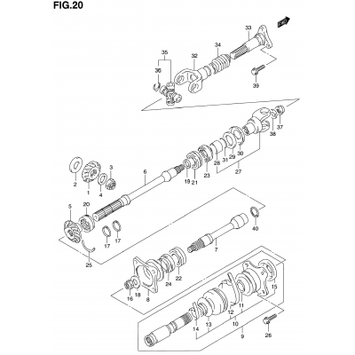 SECONDARY DRIVE (MODEL Y)