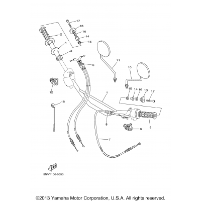 Steering Handle Cable