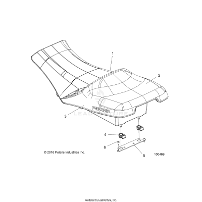 BODY, SEAT - A19S6E57B1 [100469]