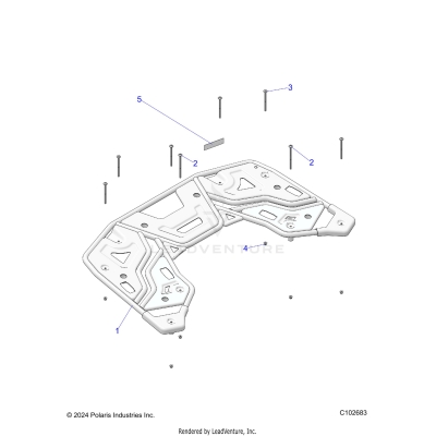 BODY, REAR RACK UTILITY- A25SEG50B1/B3 (C102683)