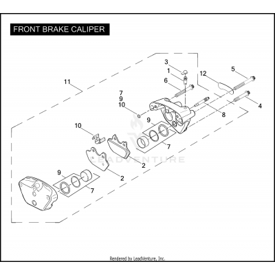 FRONT BRAKE CALIPER