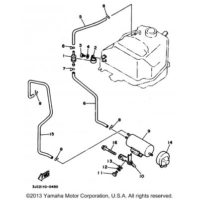 Fuel Tank California Only