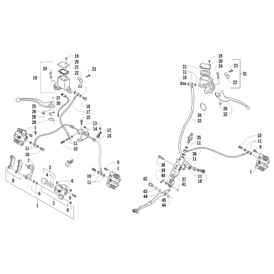 HYDRAULIC BRAKE ASSEMBLY