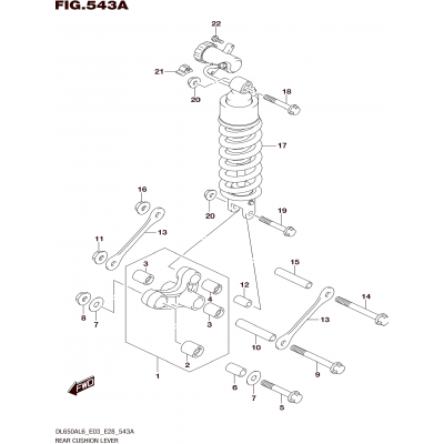 REAR CUSHION LEVER