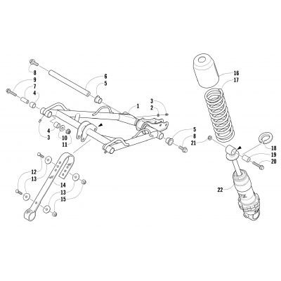 REAR SUSPENSION FRONT ARM ASSEMBLY