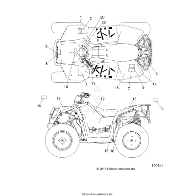 BODY, DECALS - A19SVS95CR/ER [100844]