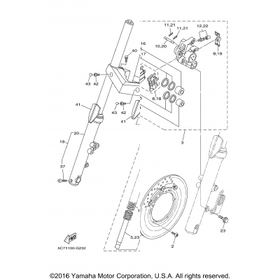 Front Brake Caliper