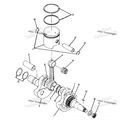 Crankshaft/Piston Assembly 6X6