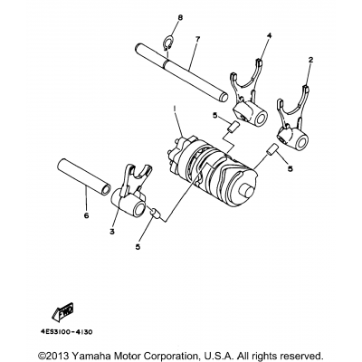 Shift Cam Shift Fork