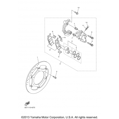 Front Brake Caliper