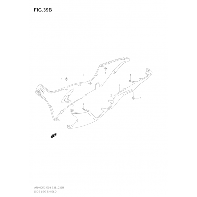 SIDE LEG SHIELD (AN400SK5/SK6)