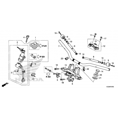 HANDLEBAR / TOP BRIDGE