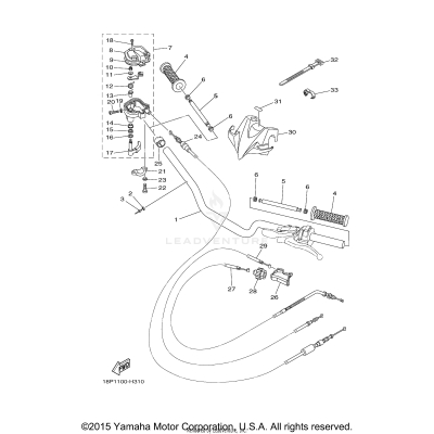 STEERING HANDLE CABLE