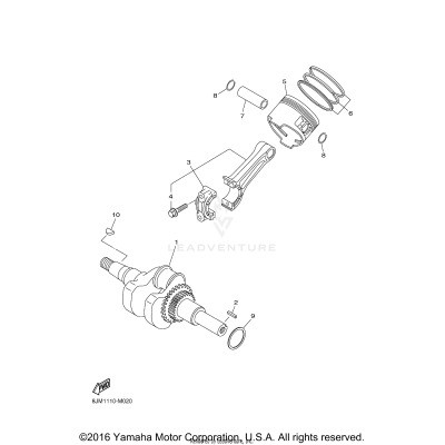 CRANKSHAFT PISTON