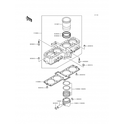 Cylinder/Piston(s)