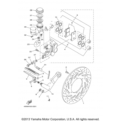 Rear Brake Caliper