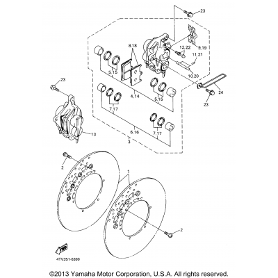 Front Brake Caliper