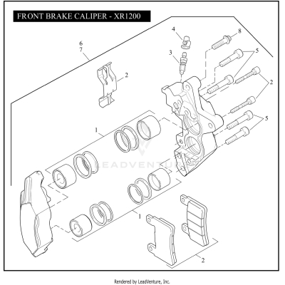 FRONT BRAKE CALIPER - XR1200