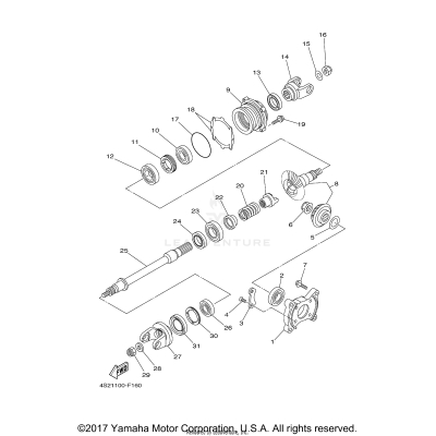 MIDDLE DRIVE GEAR