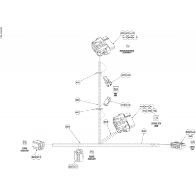 10- Electrical Harness, Hood