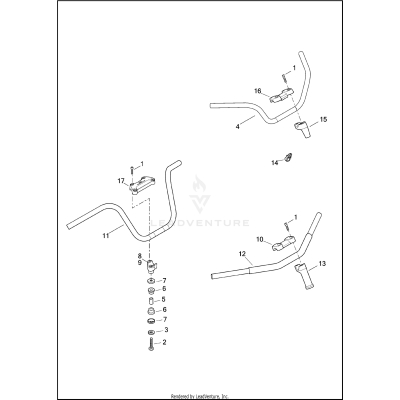 HANDLEBAR - FXDBA, FXDBP