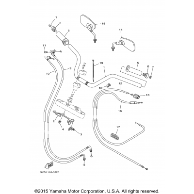 Steering Handle Cable