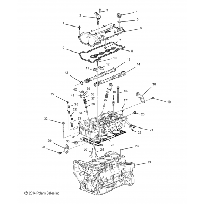 Engine, Cylinder Head And Related Parts All Options