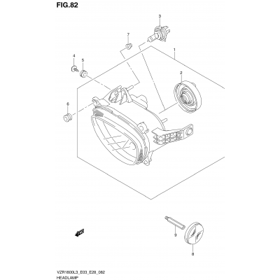 HEADLAMP (VZR1800L3 E03)