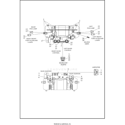 WIRING HARNESS, FAIRING
