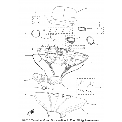 Cowling Windshield