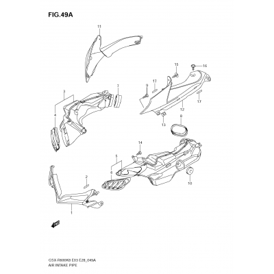 AIR INTAKE PIPE (MODEL K9)