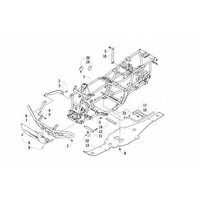 FRAME AND RELATED PARTS