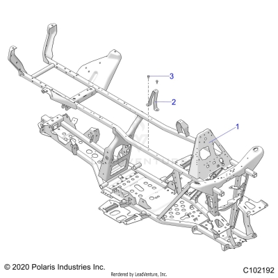 CHASSIS, FRAME - A20SDE57B4 (C102192)