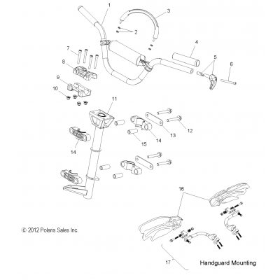 Steering, Handlebar Mounting, Le S15cc8/Cd8 All Options