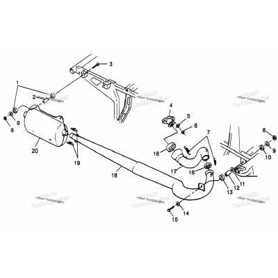 Exhaust System Scrambler 400L