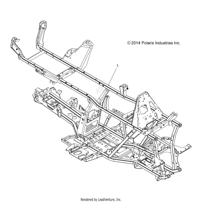 CHASSIS, FRAME - A19SHS57RS (49ATVFRAME15570SP)