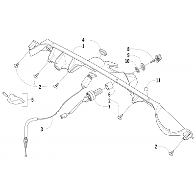 CONSOLE AND SWITCH ASSEMBLY