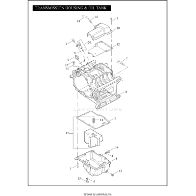 TRANSMISSION HOUSING & OIL TANK