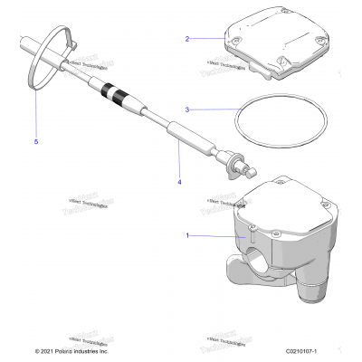 Steering, Controls, Throttle Asm. & Cable