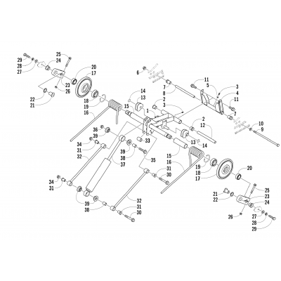 REAR SUSPENSION REAR ARM ASSEMBLY