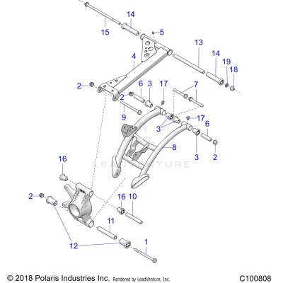SUSPENSION, REAR - A19SXA85B1/B4/SXE85BC/B9/ZBJ (C100808)